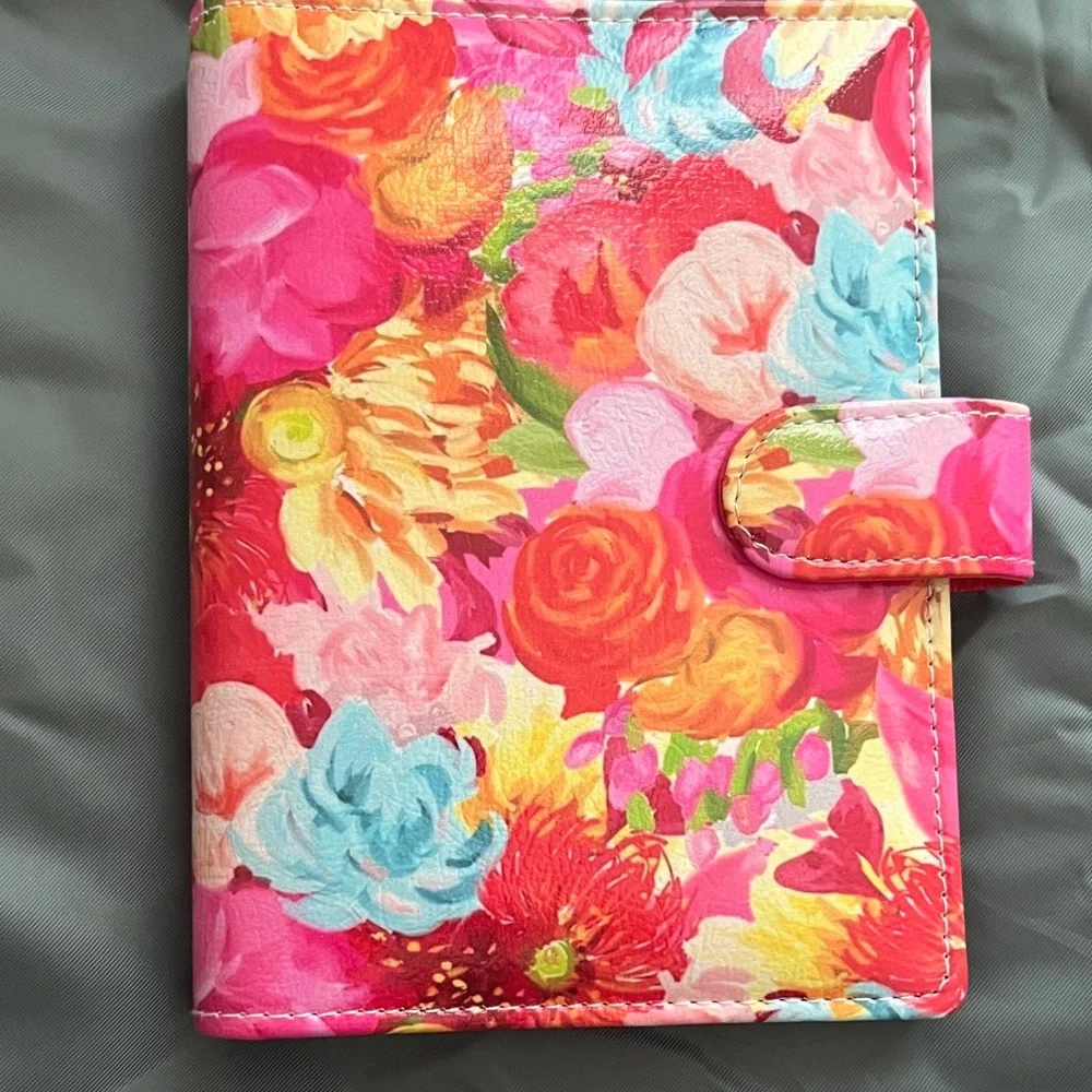 Floral Planner with Snap Closure